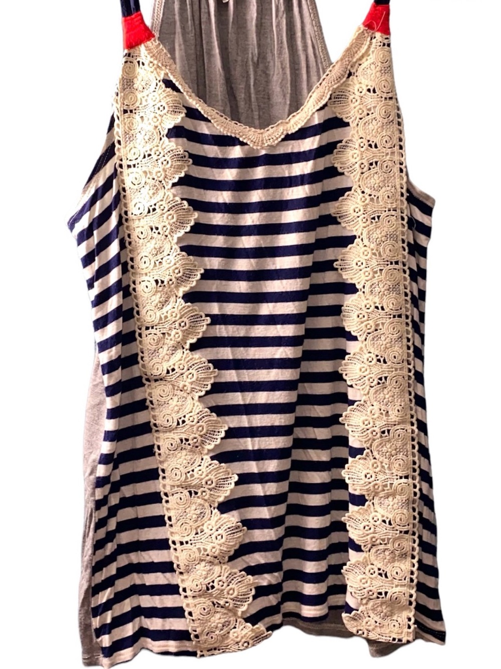 Maurices Striped Racerback Dressy Tank Top – Size Medium